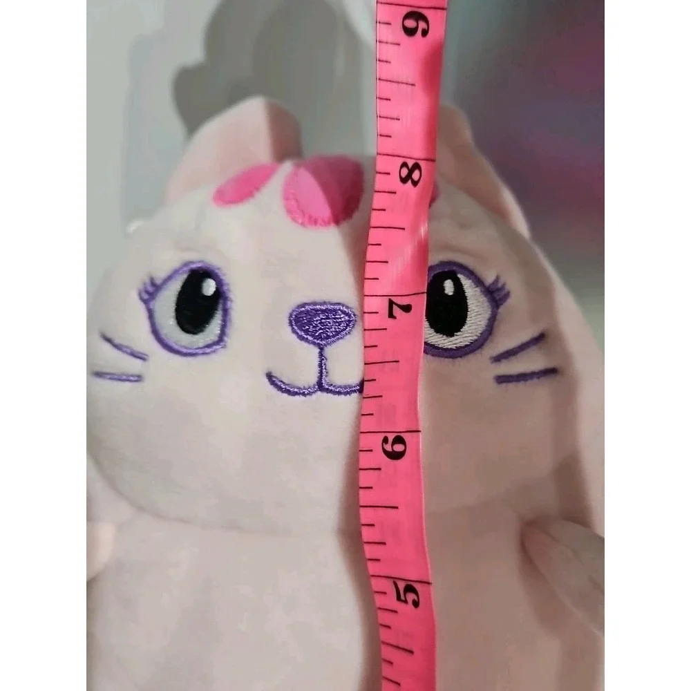 Animal Adventure Pink Kitty Cat Plush Soft Squishy Stuffed Animal Toy 8